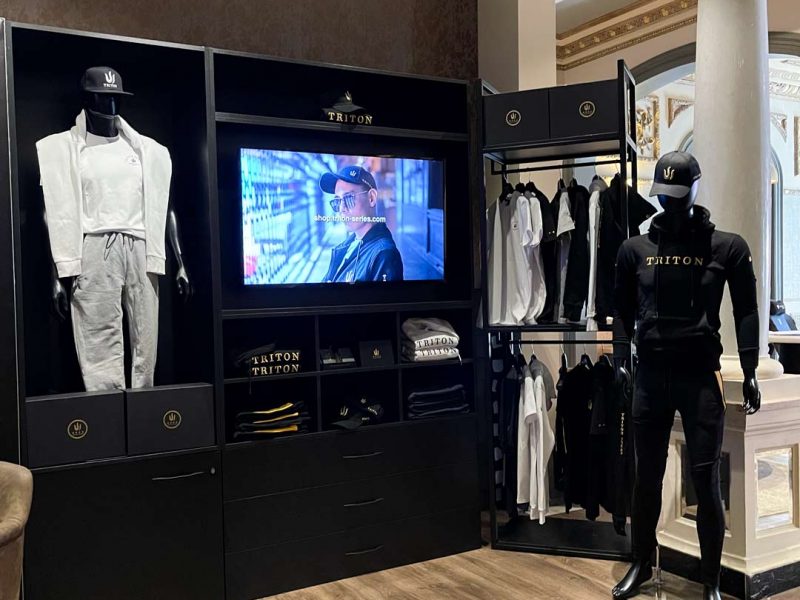 Zona de merchandising Triton Poker Series Madrid